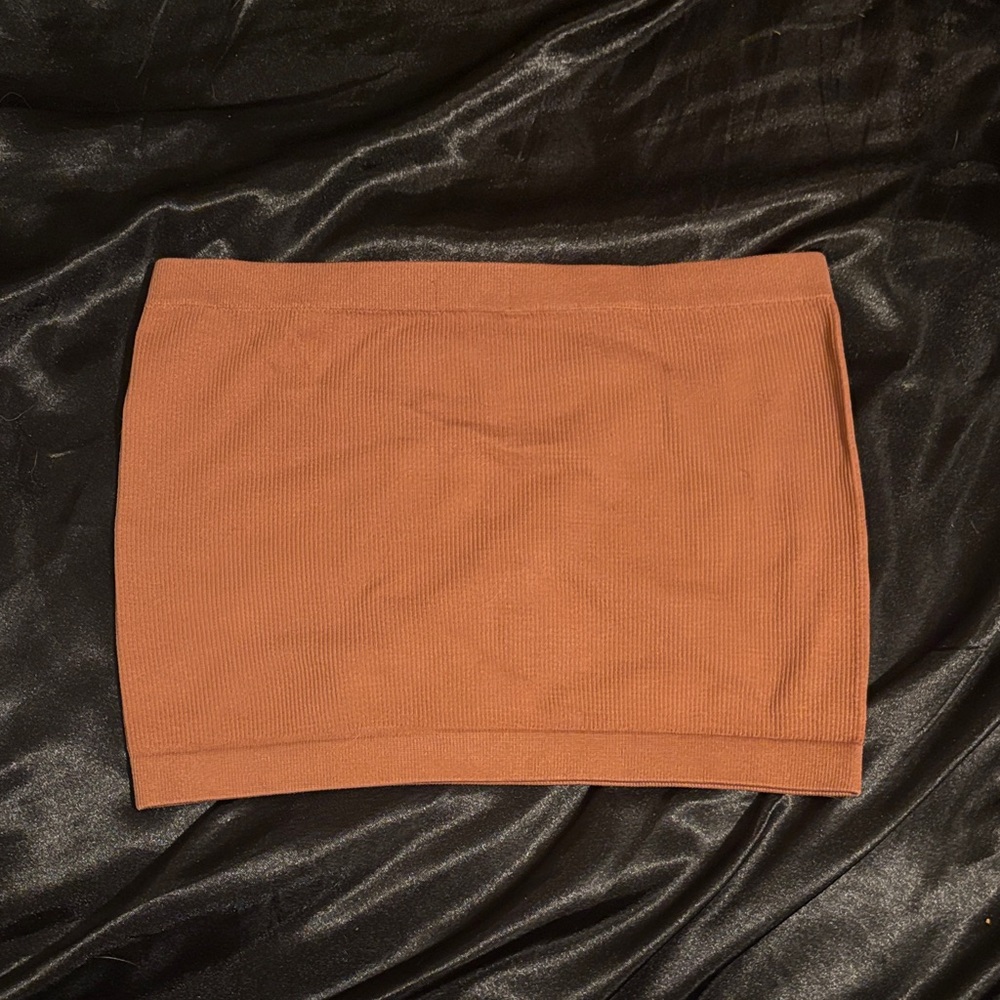 Brown/orange Tube top